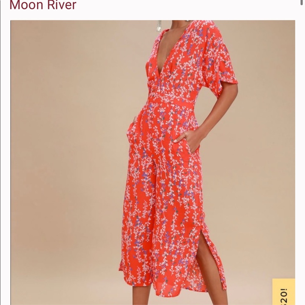 Moon River Floral Jumpsuit